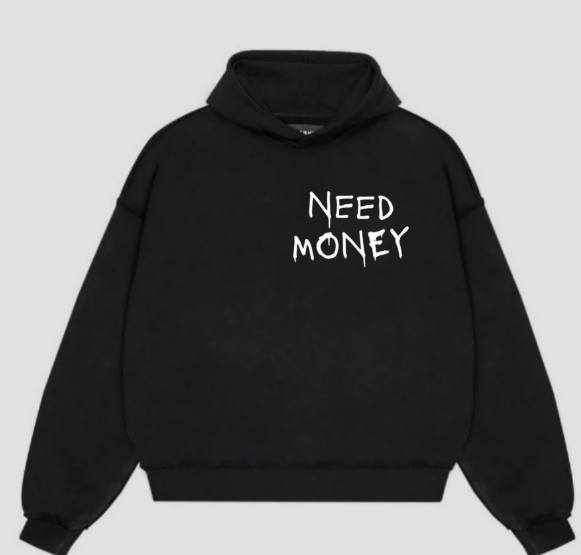 Bluza z kapturem "NEED MONEY"